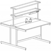Стол островной химический 1500 СОХкм-У (Монолит. керамика)
